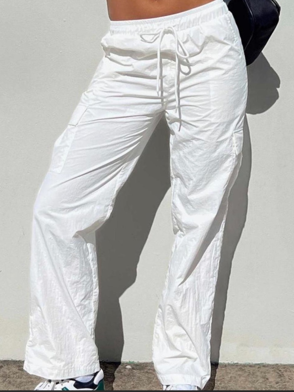 Princess Polly white cargo pants size 2